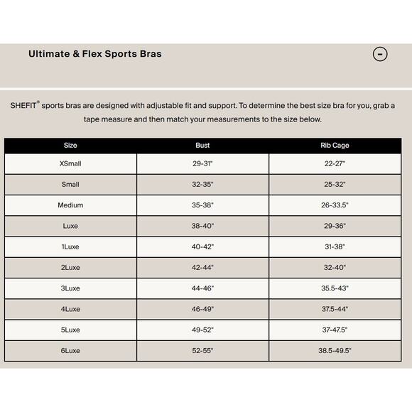 Shefit Ultimate Sports Bra, Adjustable, High Impact, 1 Luxe, Black - Picture 6 of 6